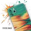 Liquid Abstract Paint Remix V20 - DesignSkinz Protective Vinyl Decal Wrap Skin Cover Compatible with the Apple iPhone Xs Max (Full-Body, Screen Trim & Back Glass Skin) view 3