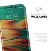 Liquid Abstract Paint Remix V20 - DesignSkinz Protective Vinyl Decal Wrap Skin Cover Compatible with the Apple iPhone Xs Max (Full-Body, Screen Trim & Back Glass Skin) view 4