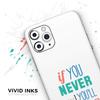 If You Never Try You Never Know - DesignSkinz Protective Vinyl Decal Wrap Skin Cover Compatible with The Apple iPhone XR (Full-Body, Screen Trim & Back Glass Skin) view 3