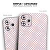 Tiny Red and Purple Watercolor Polka Dots - DesignSkinz Protective Vinyl Decal Wrap Skin Cover Compatible with The Apple iPhone XR (Full-Body, Screen Trim & Back Glass Skin) view 2