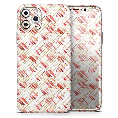 Karamfila Watercolo Poppies V18 - DesignSkinz Protective Vinyl Decal Wrap Skin Cover Compatible with The Apple iPhone Xs Max (Full-Body, Screen Trim & Back Glass Skin)