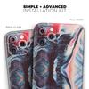 Liquid Abstract Paint Remix V23 - DesignSkinz Protective Vinyl Decal Wrap Skin Cover Compatible with The Apple iPhone XR (Full-Body, Screen Trim & Back Glass Skin) view 2