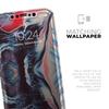 Liquid Abstract Paint Remix V23 - DesignSkinz Protective Vinyl Decal Wrap Skin Cover Compatible with The Apple iPhone XR (Full-Body, Screen Trim & Back Glass Skin) view 4