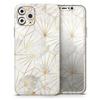 Karamfila Watercolor & Gold V4 - DesignSkinz Protective Vinyl Decal Wrap Skin Cover Compatible with The Apple iPhone 11 Pro (Full-Body, Screen Trim & Back Glass Skin) view 1