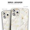 Karamfila Watercolor & Gold V4 - DesignSkinz Protective Vinyl Decal Wrap Skin Cover Compatible with The Apple iPhone 11 Pro (Full-Body, Screen Trim & Back Glass Skin) view 2