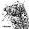 Black and White Geometric Floral - DesignSkinz Protective Vinyl Decal Wrap Skin Cover Compatible with The Apple iPhone XR (Full-Body, Screen Trim & Back Glass Skin) view 3