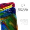 Blurred Abstract Flow V29 - DesignSkinz Protective Vinyl Decal Wrap Skin Cover Compatible with The Apple iPhone XR (Full-Body, Screen Trim & Back Glass Skin) view 4