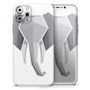 Geometric Elephant - DesignSkinz Protective Vinyl Decal Wrap Skin Cover Compatible with The Apple iPhone Xs (Full-Body, Screen Trim & Back Glass Skin) view 1