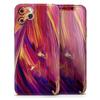 Blurred Abstract Flow V17 - DesignSkinz Protective Vinyl Decal Wrap Skin Cover Compatible with The Apple iPhone SE (2020) (Full-Body, Screen Trim & Back Glass Skin) view 1
