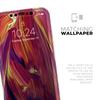 Blurred Abstract Flow V17 - DesignSkinz Protective Vinyl Decal Wrap Skin Cover Compatible with The Apple iPhone SE (2020) (Full-Body, Screen Trim & Back Glass Skin) view 4