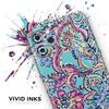 Bright Watercolor Floral - DesignSkinz Protective Vinyl Decal Wrap Skin Cover Compatible with The Apple iPhone XR (Full-Body, Screen Trim & Back Glass Skin) view 3