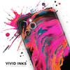 Liquid Abstract Paint V73 - DesignSkinz Protective Vinyl Decal Wrap Skin Cover Compatible with The Apple iPhone XR (Full-Body, Screen Trim & Back Glass Skin) view 3
