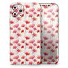 Karamfila Watercolo Poppies V14 - DesignSkinz Protective Vinyl Decal Wrap Skin Cover Compatible with The Apple iPhone XR (Full-Body, Screen Trim & Back Glass Skin) view 1