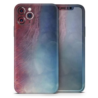 Abstract Fire & Ice V10 - DesignSkinz Protective Vinyl Decal Wrap Skin Cover Compatible with The Apple iPhone 11 Pro (Full-Body, Screen Trim & Back Glass Skin)
