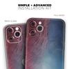 Abstract Fire & Ice V10 - DesignSkinz Protective Vinyl Decal Wrap Skin Cover Compatible with The Apple iPhone 11 Pro (Full-Body, Screen Trim & Back Glass Skin) view 2