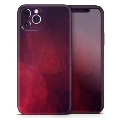 Abstract Fire & Ice V12 - DesignSkinz Protective Vinyl Decal Wrap Skin Cover Compatible with The Apple iPhone XR (Full-Body, Screen Trim & Back Glass Skin)