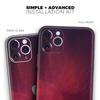 Abstract Fire & Ice V12 - DesignSkinz Protective Vinyl Decal Wrap Skin Cover Compatible with The Apple iPhone XR (Full-Body, Screen Trim & Back Glass Skin) view 2