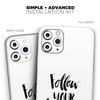 Follow Your Heart V2 - DesignSkinz Protective Vinyl Decal Wrap Skin Cover Compatible with The Apple iPhone Xs (Full-Body, Screen Trim & Back Glass Skin) view 2