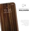 Bright Ebony Woodgrain 2 - DesignSkinz Protective Vinyl Decal Wrap Skin Cover Compatible with the Apple iPhone Xs (Full-Body, Screen Trim & Back Glass Skin) view 4