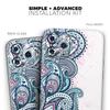 Colorful Ethnic Sprouts - DesignSkinz Protective Vinyl Decal Wrap Skin Cover Compatible with The Apple iPhone Xs (Full-Body, Screen Trim & Back Glass Skin) view 2