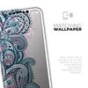 Colorful Ethnic Sprouts - DesignSkinz Protective Vinyl Decal Wrap Skin Cover Compatible with The Apple iPhone Xs (Full-Body, Screen Trim & Back Glass Skin) view 4