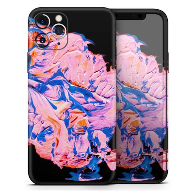 Liquid Abstract Paint V3 - DesignSkinz Protective Vinyl Decal Wrap Skin Cover Compatible with The Apple iPhone 11 Pro (Full-Body, Screen Trim & Back Glass Skin)