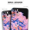 Liquid Abstract Paint V3 - DesignSkinz Protective Vinyl Decal Wrap Skin Cover Compatible with The Apple iPhone 11 Pro (Full-Body, Screen Trim & Back Glass Skin) view 2