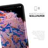 Liquid Abstract Paint V3 - DesignSkinz Protective Vinyl Decal Wrap Skin Cover Compatible with The Apple iPhone 11 Pro (Full-Body, Screen Trim & Back Glass Skin) view 4