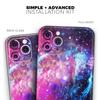 Bright Trippy Space - DesignSkinz Protective Vinyl Decal Wrap Skin Cover Compatible with the Apple iPhone Xs Max (Full-Body, Screen Trim & Back Glass Skin) view 2