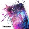 Bright Trippy Space - DesignSkinz Protective Vinyl Decal Wrap Skin Cover Compatible with the Apple iPhone Xs Max (Full-Body, Screen Trim & Back Glass Skin) view 3