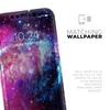 Bright Trippy Space - DesignSkinz Protective Vinyl Decal Wrap Skin Cover Compatible with the Apple iPhone Xs Max (Full-Body, Screen Trim & Back Glass Skin) view 4