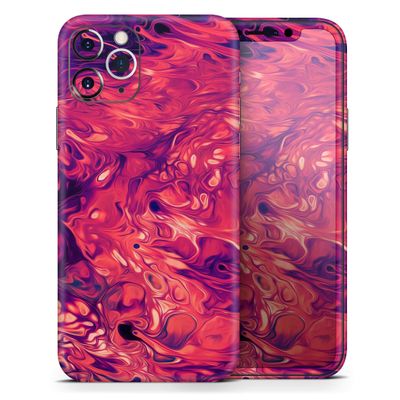 Blurred Abstract Flow V3 - DesignSkinz Protective Vinyl Decal Wrap Skin Cover Compatible with The Apple iPhone Xs Max (Full-Body, Screen Trim & Back Glass Skin)