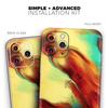 Blurred Abstract Flow V36 - DesignSkinz Protective Vinyl Decal Wrap Skin Cover Compatible with The Apple iPhone 11 Pro (Full-Body, Screen Trim & Back Glass Skin) view 2