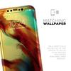 Blurred Abstract Flow V36 - DesignSkinz Protective Vinyl Decal Wrap Skin Cover Compatible with The Apple iPhone 11 Pro (Full-Body, Screen Trim & Back Glass Skin) view 4
