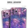 Colorful Nebula - DesignSkinz Protective Vinyl Decal Wrap Skin Cover Compatible with The Apple iPhone SE (2020) (Full-Body, Screen Trim & Back Glass Skin) view 2