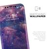Colorful Nebula - DesignSkinz Protective Vinyl Decal Wrap Skin Cover Compatible with The Apple iPhone SE (2020) (Full-Body, Screen Trim & Back Glass Skin) view 4