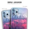 Blue Red Purple Geometric - DesignSkinz Protective Vinyl Decal Wrap Skin Cover Compatible with The Apple iPhone 11 Pro (Full-Body, Screen Trim & Back Glass Skin) view 2