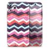 Jagged Colorful Chevron - DesignSkinz Protective Vinyl Decal Wrap Skin Cover Compatible with The Apple iPhone 11 Pro (Full-Body, Screen Trim & Back Glass Skin) view 1