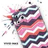Jagged Colorful Chevron - DesignSkinz Protective Vinyl Decal Wrap Skin Cover Compatible with The Apple iPhone 11 Pro (Full-Body, Screen Trim & Back Glass Skin) view 3