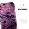 Blurred Abstract Flow V51 - DesignSkinz Protective Vinyl Decal Wrap Skin Cover Compatible with The Apple iPhone XR (Full-Body, Screen Trim & Back Glass Skin) view 4