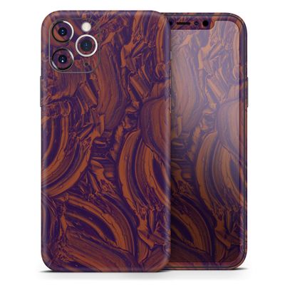 Liquid Abstract Paint Remix V47 - DesignSkinz Protective Vinyl Decal Wrap Skin Cover Compatible with The Apple iPhone X (Full-Body, Screen Trim & Back Glass Skin)