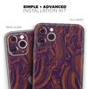 Liquid Abstract Paint Remix V47 - DesignSkinz Protective Vinyl Decal Wrap Skin Cover Compatible with The Apple iPhone X (Full-Body, Screen Trim & Back Glass Skin) view 2