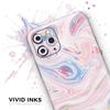 Marbleized Pink and Blue Swirl V2123 - DesignSkinz Protective Vinyl Decal Wrap Skin Cover Compatible with the Apple iPhone 11 (Full-Body, Screen Trim & Back Glass Skin) view 3