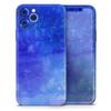 Blue 275 Absorbed Watercolor Texture - DesignSkinz Protective Vinyl Decal Wrap Skin Cover Compatible with The Apple iPhone XR (Full-Body, Screen Trim & Back Glass Skin) view 1