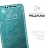 Marble Surface V1 Teal - DesignSkinz Protective Vinyl Decal Wrap Skin Cover Compatible with the Apple iPhone XR (Full-Body, Screen Trim & Back Glass Skin) view 4