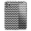 Black & White Chevron Pattern V2 - DesignSkinz Protective Vinyl Decal Wrap Skin Cover Compatible with The Apple iPhone SE (2020) (Full-Body, Screen Trim & Back Glass Skin) view 1