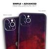 Abstract Fire & Ice V16 - DesignSkinz Protective Vinyl Decal Wrap Skin Cover Compatible with The Apple iPhone Xs Max (Full-Body, Screen Trim & Back Glass Skin) view 2