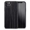 Black Wood Texture 2 - DesignSkinz Protective Vinyl Decal Wrap Skin Cover Compatible with The Apple iPhone 11 Pro (Full-Body, Screen Trim & Back Glass Skin) view 1