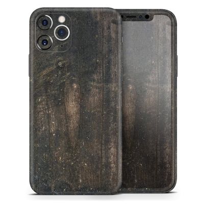 Raw Wood Planks V8 - DesignSkinz Protective Vinyl Decal Wrap Skin Cover Compatible with The Apple iPhone Xs (Full-Body, Screen Trim & Back Glass Skin)