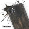 Raw Wood Planks V8 - DesignSkinz Protective Vinyl Decal Wrap Skin Cover Compatible with The Apple iPhone Xs (Full-Body, Screen Trim & Back Glass Skin) view 3
